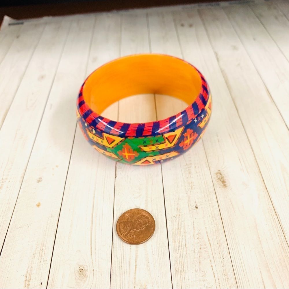 Tribal Wooden Bangle